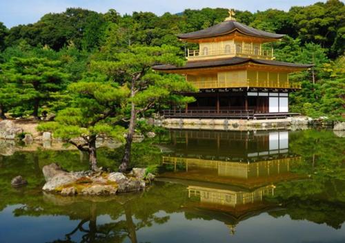 Close to Golden temple -Kinkakuji-