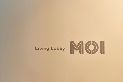 a sign that reads living lobby morhi at Hotel Resol Yokohama Sakuragicho in Yokohama