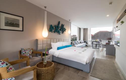 Posezení v ubytování Damrei Angkor Hotel