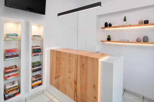Biblioteca nell'hotel