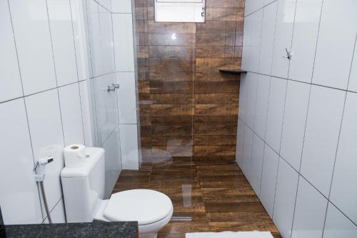 Koupelna v ubytování Hotel Kanaan