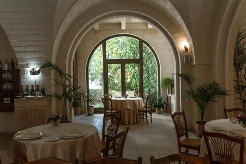 Restoran ili drugo mesto za obedovanje u objektu Il Palmento Hotel Relais