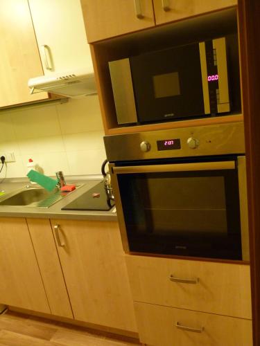 Küche/Küchenzeile in der Unterkunft Apartmá Krkonoše