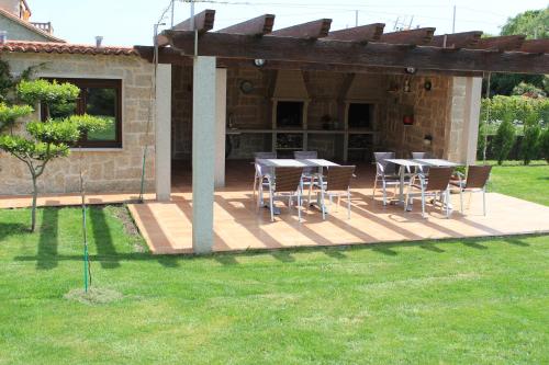 Κήπος έξω από το Apartamentos As Lagoas