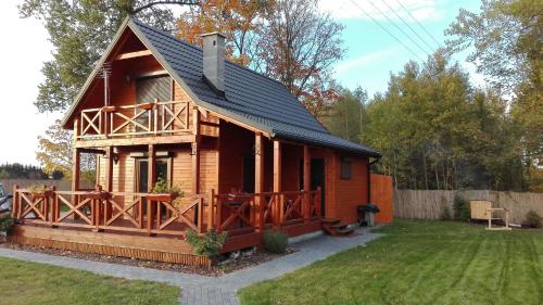 Dziki zakątek Piskornia dom z sauną balią jacuzzi