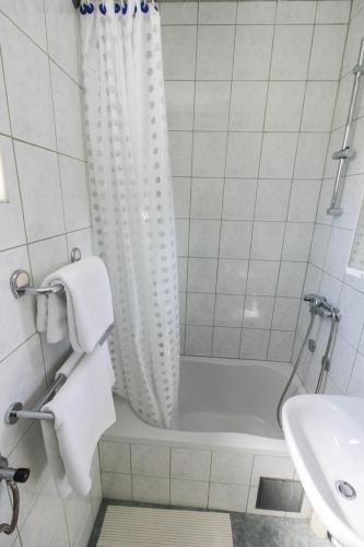 Koupelna v ubytování House Milan