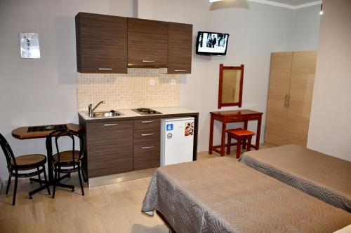 Kuchyň nebo kuchyňský kout v ubytování Seaview