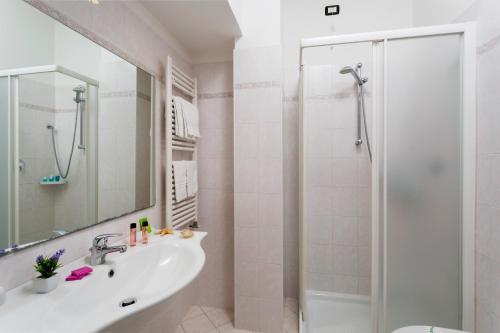 Kúpeľňa v ubytovaní Hotel Cannes - in pieno centro