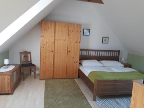 Postel nebo postele na pokoji v ubytování Russhof-Fam.Thomann