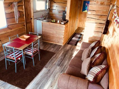 Et opholdsområde på Cabañas los Canelos