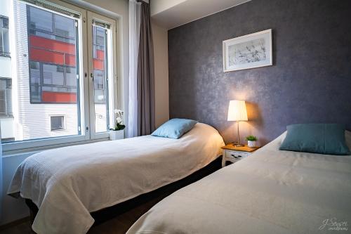Katil atau katil-katil dalam bilik di Westbay Inn