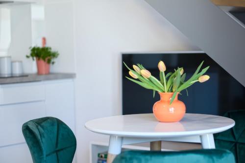 TV a/nebo společenská místnost v ubytování Windberg