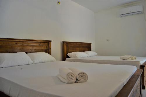 Posteľ alebo postele v izbe v ubytovaní Shim Beach Resort