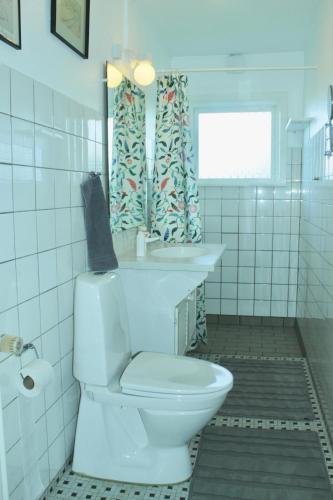 Koupelna v ubytování Grastenhus Guesthouse