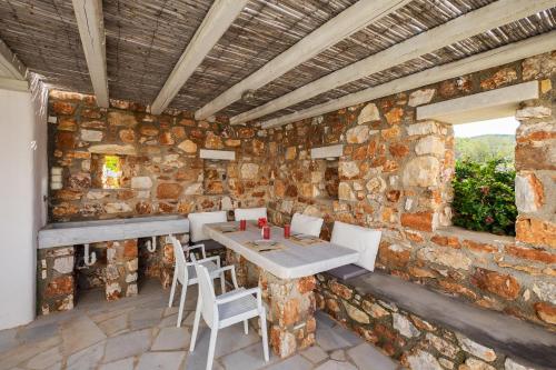 Restoranas ar kita vieta pavalgyti apgyvendinimo įstaigoje Villa Aegean View