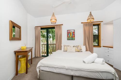 En eller flere senge i et værelse på Mata Hari