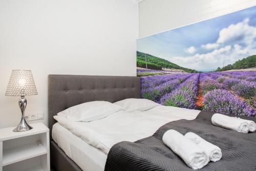 Posteľ alebo postele v izbe v ubytovaní Apartments Warsaw Przyokopowa by Noclegi Renters