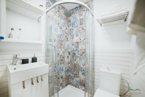 Kúpeľňa v ubytovaní Sol Ohana Apartamento Boutique