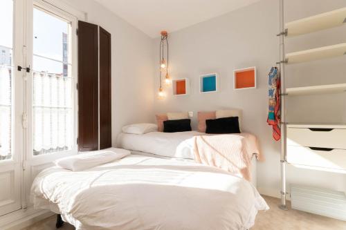 Postel nebo postele na pokoji v ubytování Acogedor, de Diseño Moderno en Zona Antigua
