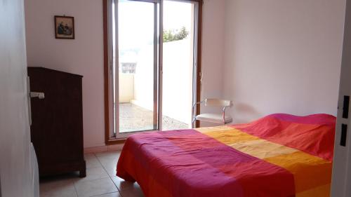 En eller flere senge i et værelse på BIARRITZ MILADY JAIZQUIBEL