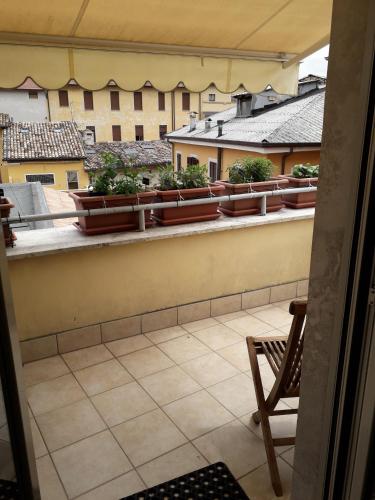 Balkón nebo terasa v ubytování L'Attichetto