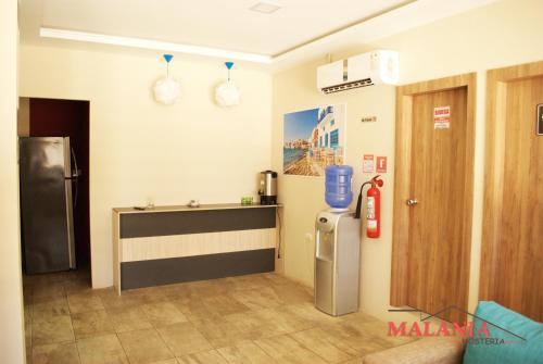 Kuchyň nebo kuchyňský kout v ubytování Hostal Malania