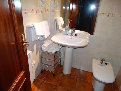 ห้องน้ำของ Apartamento Alcala de la selva