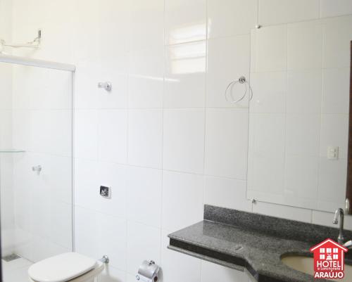 Ванная комната в Hotel e Restaurante Araújo