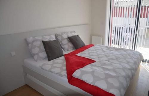 Postel nebo postele na pokoji v ubytování Apartmán Lucie