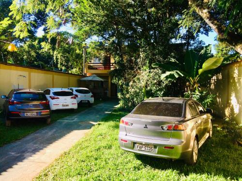 Taman di luar Pousada Flor de Gaia