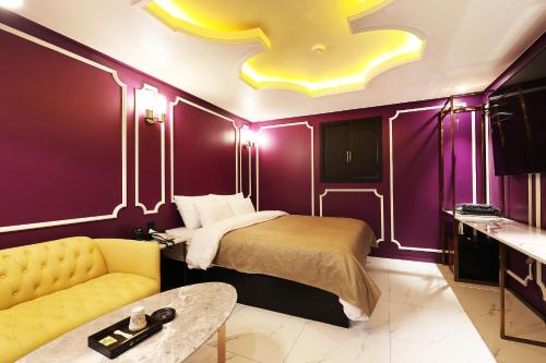 Katil atau katil-katil dalam bilik di THE GRAY HOTEL