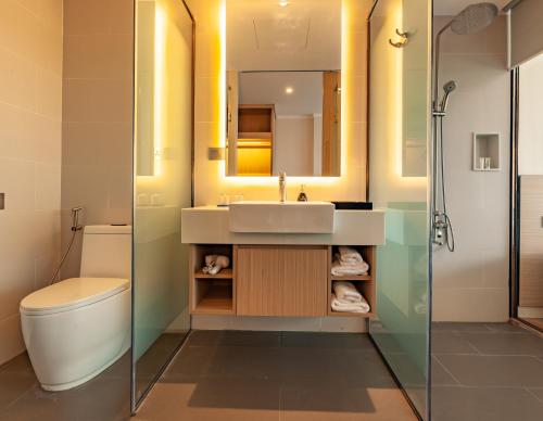 Bilik mandi di An Phu Hotel
