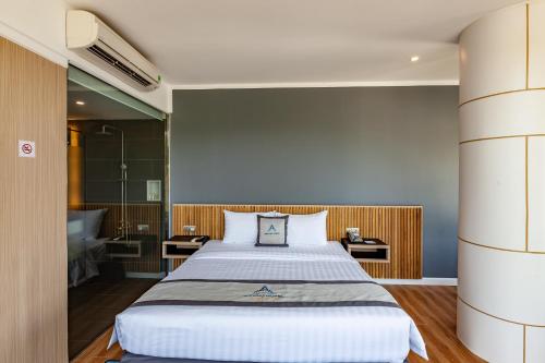 Katil atau katil-katil dalam bilik di An Phu Hotel