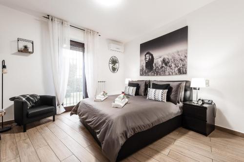 Ein Bett oder Betten in einem Zimmer der Unterkunft Casa Margherita 1