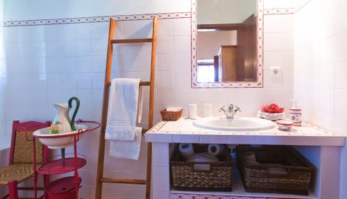 Phòng tắm tại Quinta do lagar