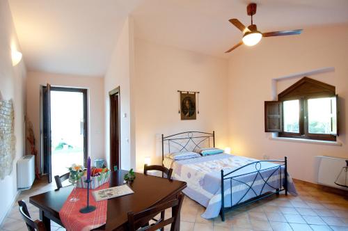 En eller flere senger på et rom på Casa dell'Orto