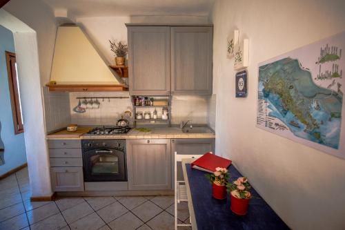 Kitchen o kitchenette sa Tre Pini Apartment
