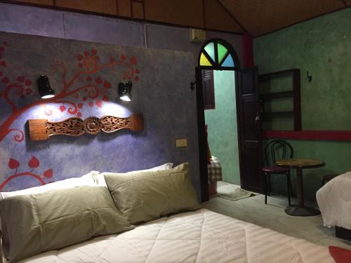 Katil atau katil-katil dalam bilik di Shanti Lodge
