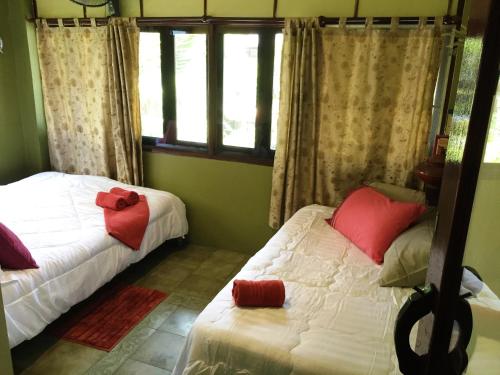 Katil atau katil-katil dalam bilik di Shanti Lodge