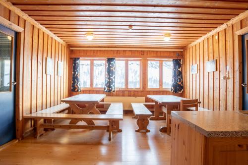 Χώρος καθιστικού στο Voss Mountain Lodge