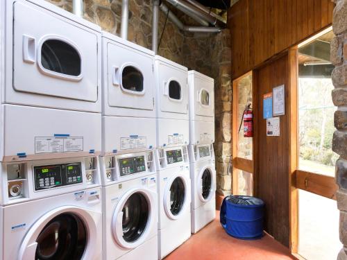 a group of washing machines in a room at Discovery Parks - Cradle Mountain in Cradle Mountain