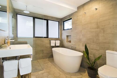 Koupelna v ubytování Canopy 1