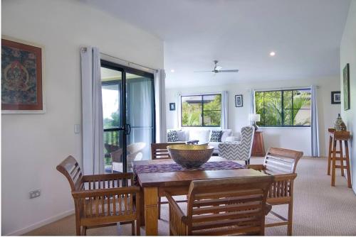 Un lugar para sentarse en Mariposa Beach House