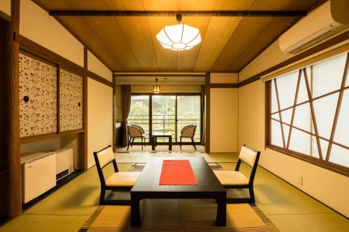 Zona d'estar a Ryokan Kiritani Hakoneso