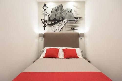 Postel nebo postele na pokoji v ubytování B&B Toledo one