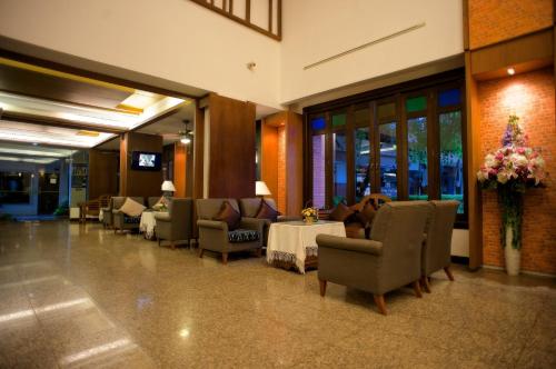 Posezení v ubytování Chiangmai Gate Hotel