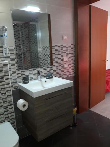 Koupelna v ubytování B&B Casa Taty
