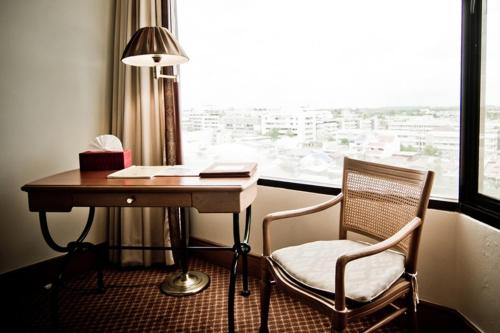 Posezení v ubytování Laithong Hotel