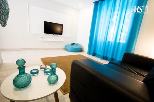 Μια τηλεόραση ή/και κέντρο ψυχαγωγίας στο MS Apartamentos, Setúbal