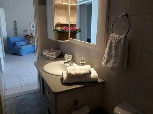 Koupelna v ubytování Kalymnos Beach House